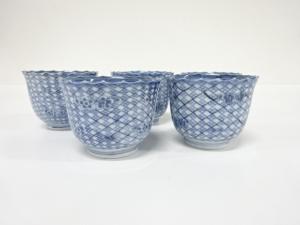 古伊万里　染付　向付　5客